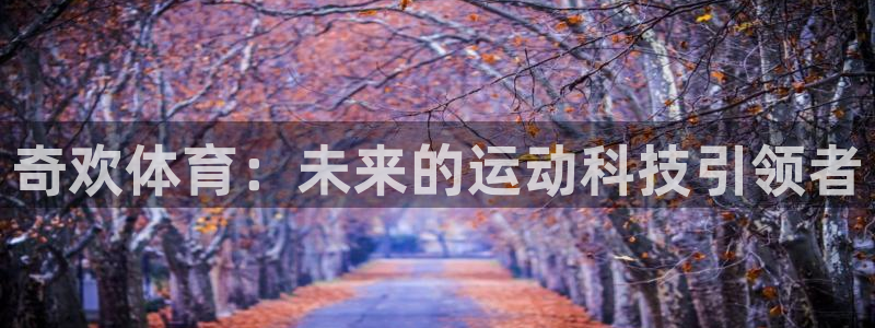 杏彩登录：奇欢体育：未来的运动科技引领者