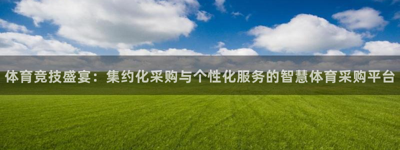 杏彩xc体育注册登录入口：体育竞技盛宴：集约化采购与个性化服务的智慧体育采购平台
